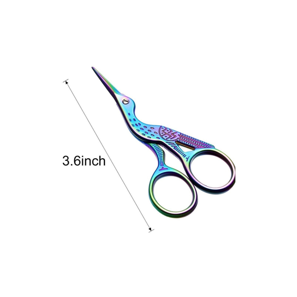 Embroidery scissors. Sublime smooth cutting. Stork - Picture 7 of 8